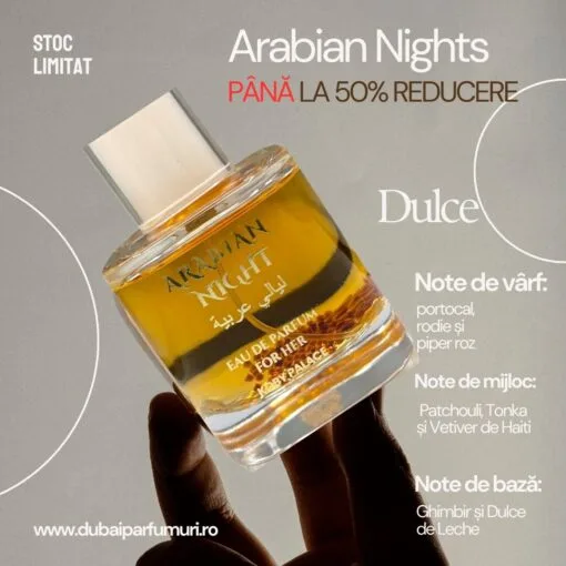 Apa de parfum Arabian Nights, Koby Palace, 100 ml